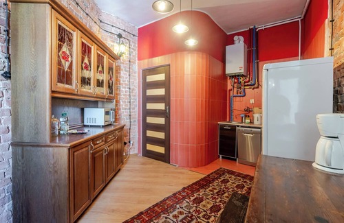 Gliwice Apartment | Gliwice Industrial Brick Style Apartment