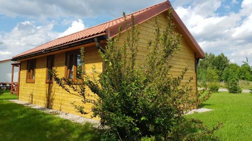 Wilkasy Cabin | Gościniec Mazurek , Domek drewniany 1