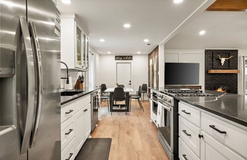 Frisco House | Go-Karts and Broomsticks, Heated pool and spa!
