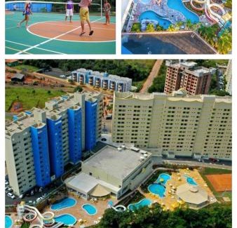 Caldas Novas Apartment | Golden Dolphin Grand Hotel - Apt 2 quartos comporta até 7 hóspedes mais uma criança de até 5 anos