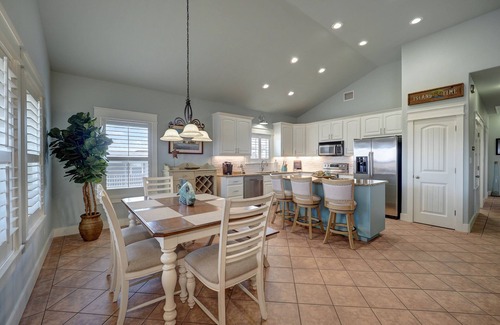 Leeward Sands House | Golf Cart friendly Coastal Oasis! Spacious, Near Beach, Fishing, Shops & Pool!