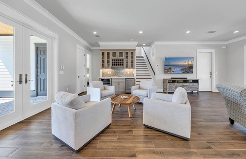 Gulf Pines House | Golf Cart Included! Large Private Pool! Secluded Beach Access!