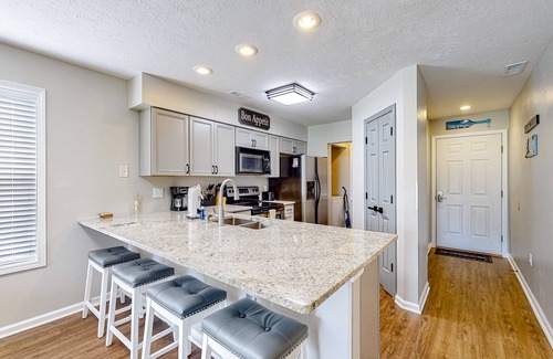Carolina Forest Condo | Golf course-front 2nd-floor condo with water views, pool, tennis, & on-site golf