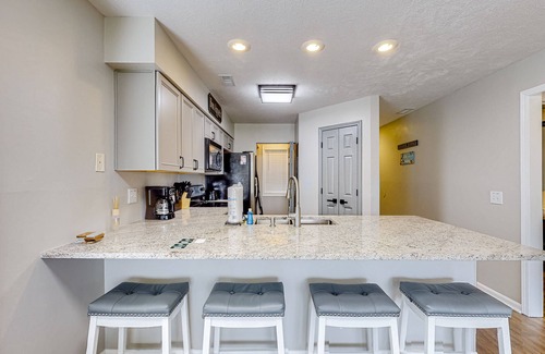 Carolina Forest Condo | Golf course-front 2nd-floor condo with water views, pool, tennis, & on-site golf