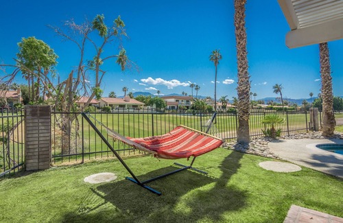 Indio House | Golf Course House - Garden Relax Retreat, Private Pool + Spa.