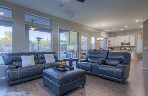 Las Sendas House | Golf Course & Mt VIEWS: Htd POOL, Hot Tub, Putting Green, Fire Pit, 3 Bikes