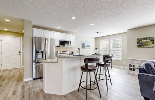 St. James Condo | Golf course view home with patio, close to ocean and beach access