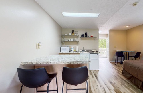 Baneberry Apartment | Golf view, 2nd-floor studio with balcony, game room & gym - walk to Douglas Lake
