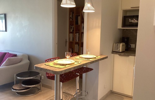 Golfe Juan Apartment | Golfe Juan - Plages A Pied- 2pièces 40m2/terrasse SUD 12m2