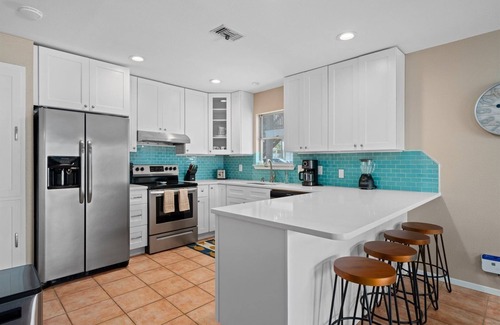 Palm Harbor House | Gone Coastal | Canal-Front + Dock!
