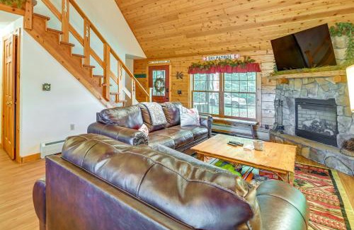 North Creek House | Gore Mountain Cabin Game Room and Fire Pit