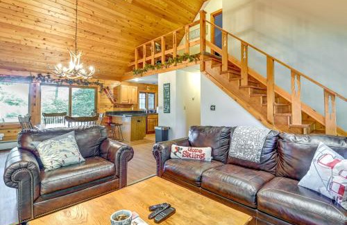 North Creek House | Gore Mountain Cabin Game Room and Fire Pit