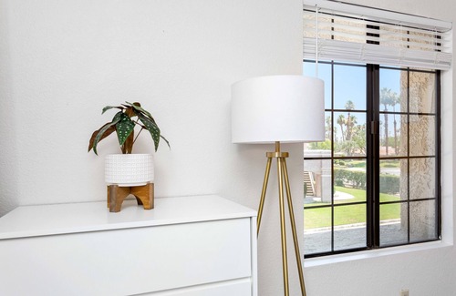 Palm Springs Condo | Gorgeous 2 BR+2BA “D” Mesquite Country Club Condo.