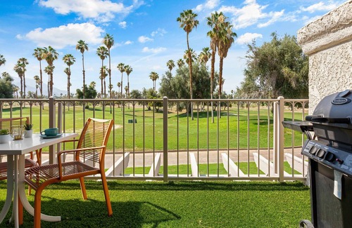 Palm Springs Condo | Gorgeous 2 BR+2BA “D” Mesquite Country Club Condo.
