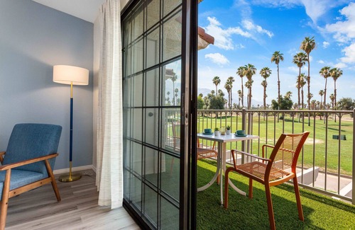 Palm Springs Condo | Gorgeous 2 BR+2BA “D” Mesquite Country Club Condo.