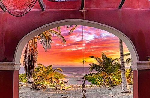 El Cuyo Condo | Gorgeous 3 Br Hacienda del Cuyo ground floor and Penthouse Beachfront, 2 Levels