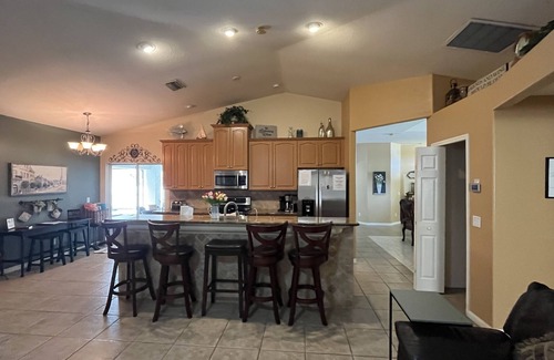 Burnt Store House | Gorgeous 4bd/2bth HEATED Salt-water POOL home-Cape Coral, FL-ELECTRIC INCLUDED!