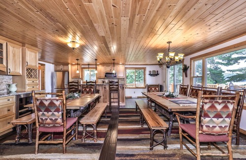 Eagle River House | Gorgeous 8 bedroom log home on Eagle River chain of Lakes!