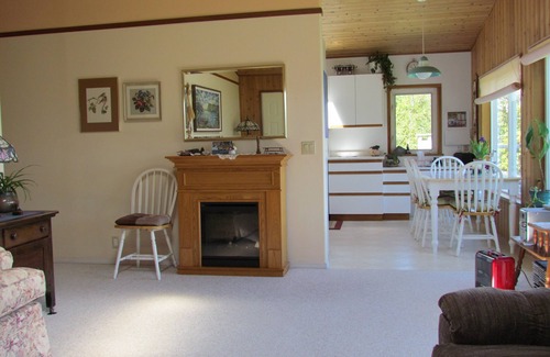 Maple Bay House | Gorgeous and private hillside view overlooking Maple Bay