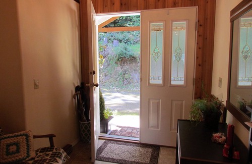 Maple Bay House | Gorgeous and private hillside view overlooking Maple Bay