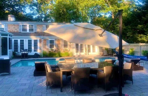 East Falmouth House | Gorgeous Cape Cod Property - Heated Pool, Steps From the Beach!