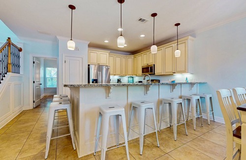 Villages of Crystal Beach House | Gorgeous coastal home with shared pool and easy beach access