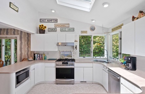Amagansett North House | Gorgeous Garden Home with secluded and heated pool, quiet getaway