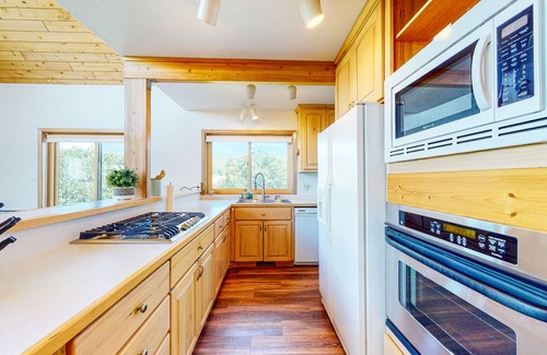 Aspen Springs Cabin | Gorgeous getaway with deck, sun room, fireplace, washer/dryer, & WiFi