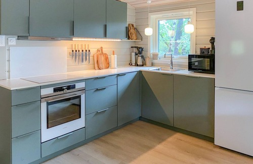 Skjold House | Gorgeous home in Skjold with kitchen