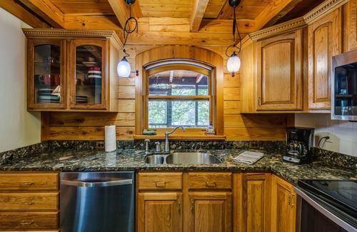 Harriman House | Gorgeous Lakefront Log Home w/Pool & Boat Dock on 3 Fenced Acres! Dogs Welcomed