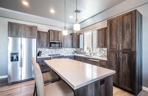 Lake Havasu City House | Gorgeous Pool Outdoor Kitchen Home with RV Garage Heated Pool and Spa!