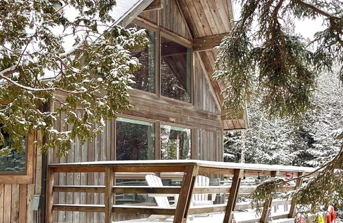 DownEast and Acadia Maine Ski Chalet | Gorgeous Views - Downeast Chalet with Fireplace, WiFi