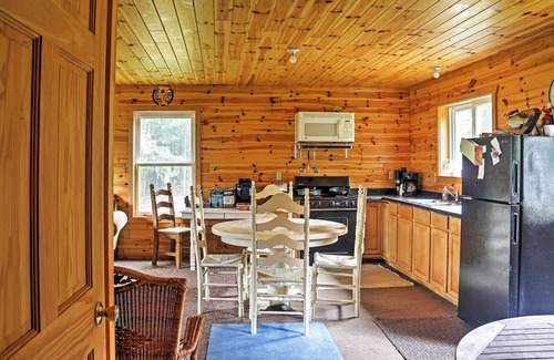 Gould City Cabin | Gould City Lakefront Hideaway w/Dock & Rowboat!