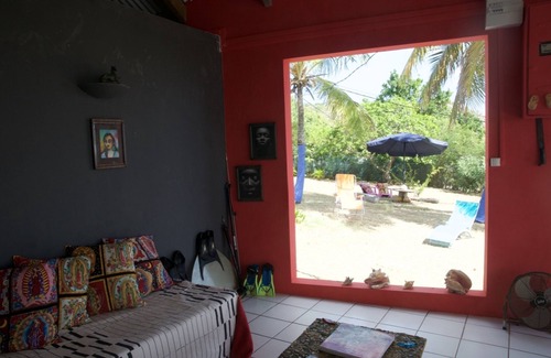 La Desirade House | the blue house and its garden