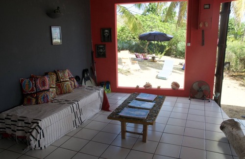 La Desirade House | the blue house and its garden