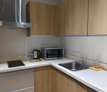 Downtown Apartment | Gramercy Residences Makati by Christine Suites PH with Balcony