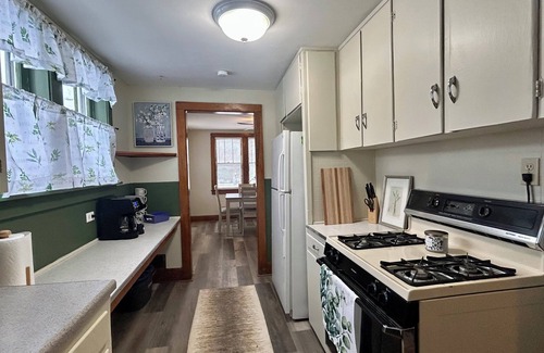 Hillman House | Gram’s House is a Village of Hillman home with Emerick Park views!