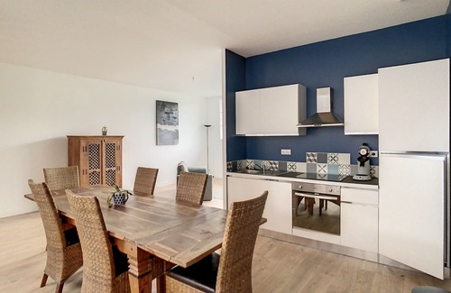 Cricqueboeuf Apartment | Grand Appartement Avec Terrasse vue mer Imprenable