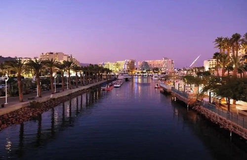 Negev Desert Boat Rental | Grand SeaSuite Duplex Suite on the Water + Attached Car