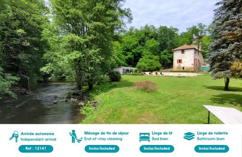 Saint-Paul-la-Roche House | Grande maison pour 8 - Tranquillité - Piscine