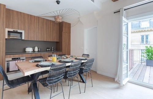 Enfants-Rouges Apartment | Grande terrasse, climatisation, 3 chambres, Marais