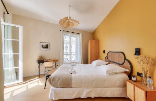 Enfants-Rouges Apartment | Grande terrasse, climatisation, 3 chambres, Marais