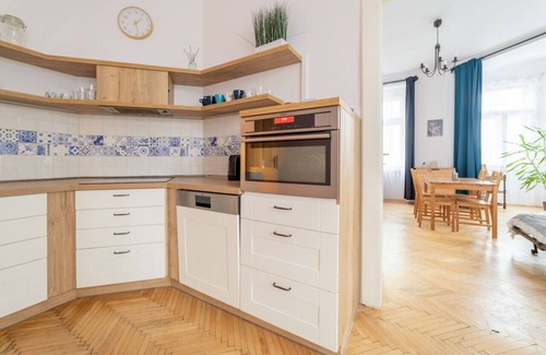 Smichov Apartment | Grandeur Authentic Czech Charm by the River