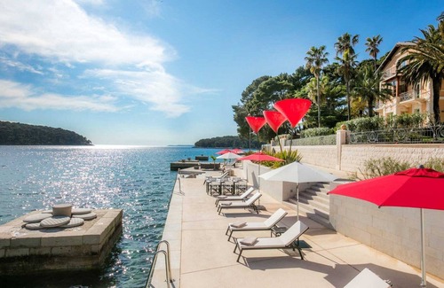Cove Murtar Villa | Grandiose Mali Losinj Villa | Villa Venera | 8 Bedrooms | Beach front |.