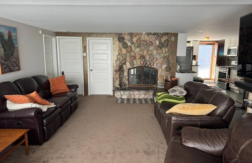 Grand View Beach House | Grandview Beach 4 Bedroom House on private road Mullett Lake and Inland Waterway