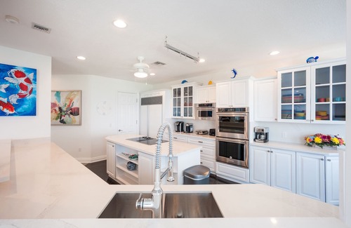 East End House | Great Bluff Estates: Luxury Villa with Pool, Cabanas, Multiple Decks & Great Snorkeling