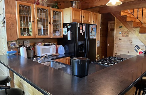 Maryland House | Great Catch Cabin - Exquisite Log Cabin on Goodyear Lake w/hot tub
