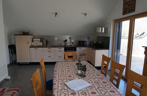 Le Bourg-d'Oisans Apartment | Great equipped big apartment with breathtaking view, privacy terrace