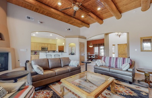 Ranchito House | Great Family Vacation House - Custom Built Adobe Home with Mountain Views