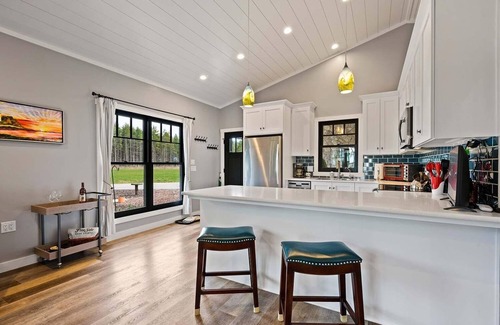 Baileys Harbor House | Great location on 5 Acres, New Home, Dog-friendly Fenced Yard, 2 King Bedrooms.